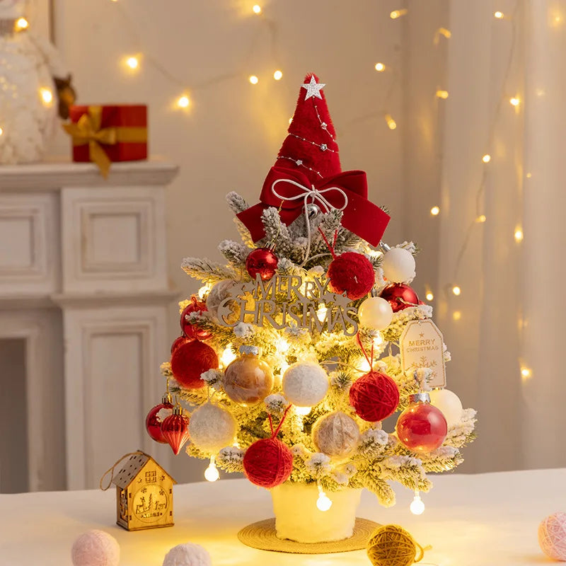 Christmas Tree DIY Set 35cm Xmas Tree with LED Lights
