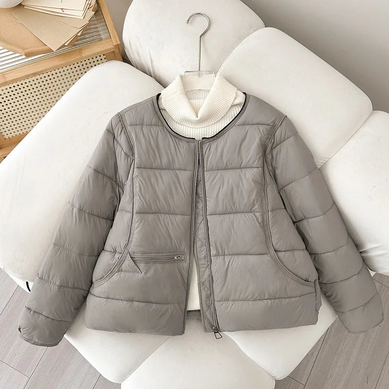 Winter Lightweight Padded Parka Warm Cotton