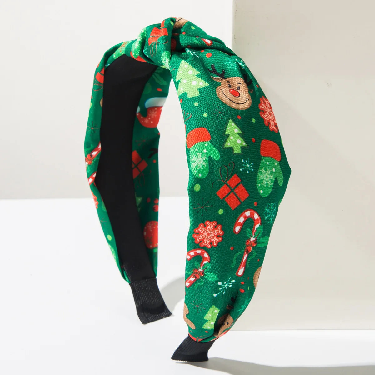 European and American New Christmas Printed Headband for Women