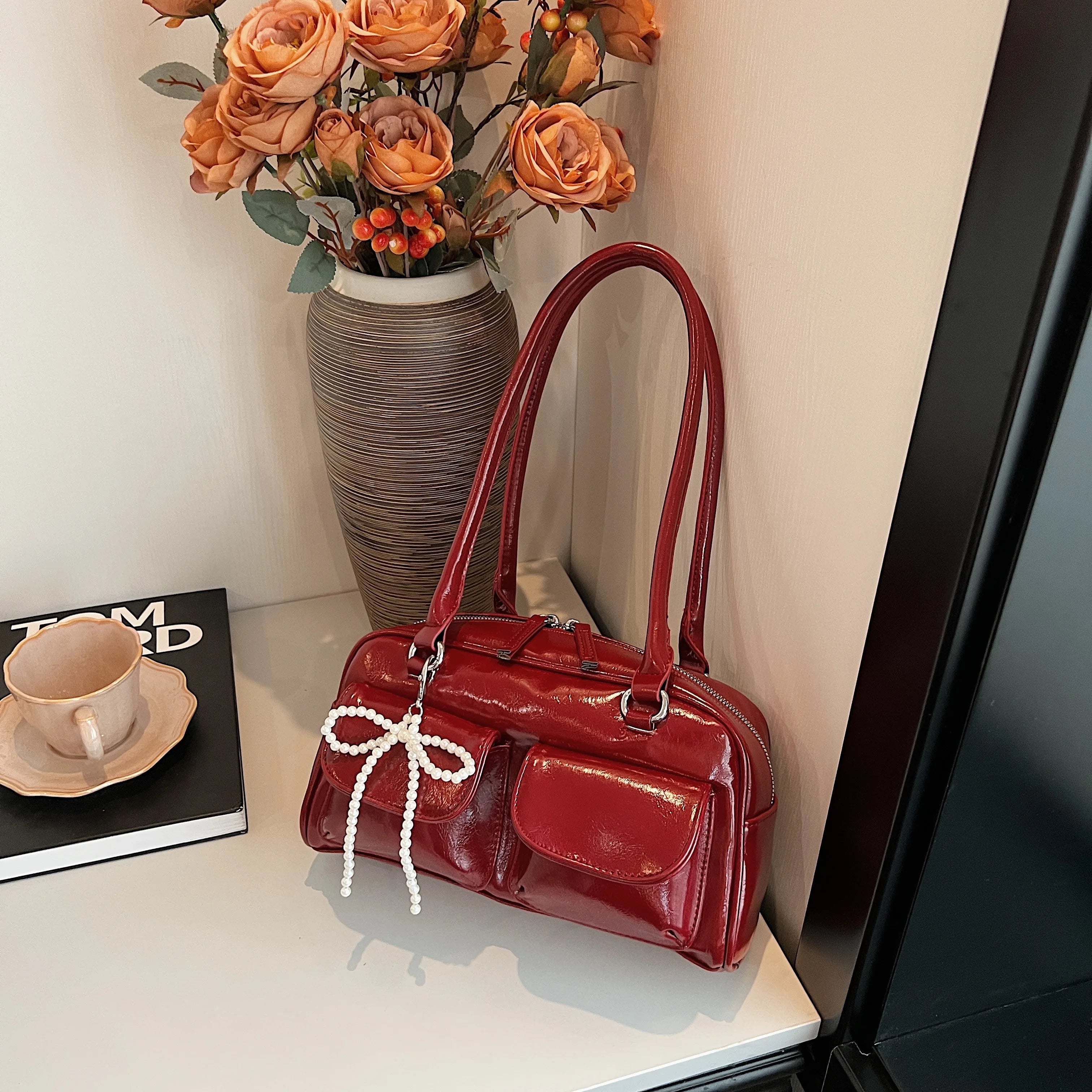 Fashionable Underarm Bow Bag for Women