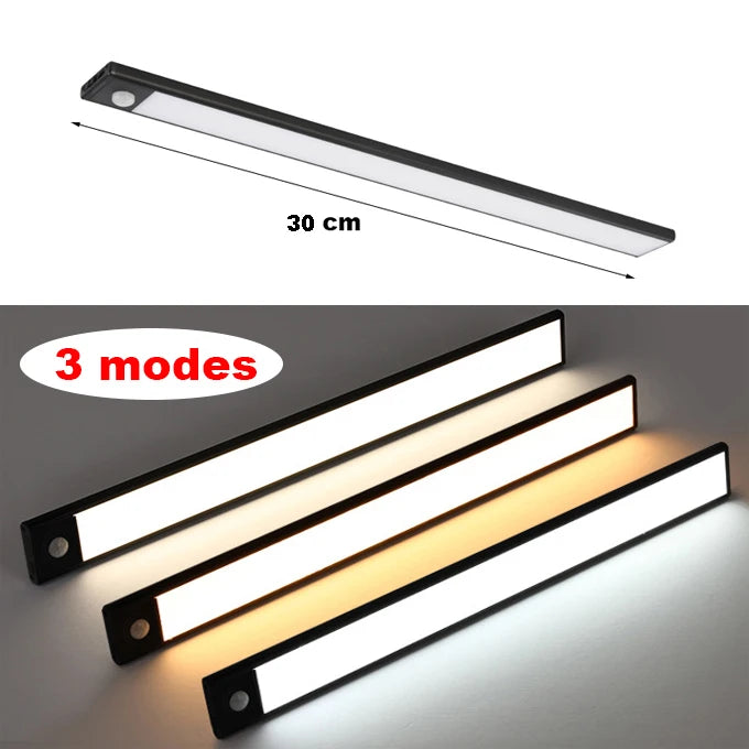 Light Human Body Induction Light Magnetic Suction Bedroom Long Strip Night Light