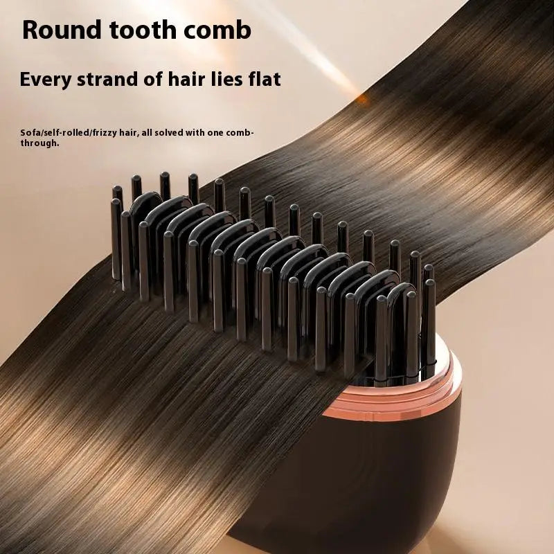 Wireless Charging Hair Comb Professional Straightening Hairdressing Tool