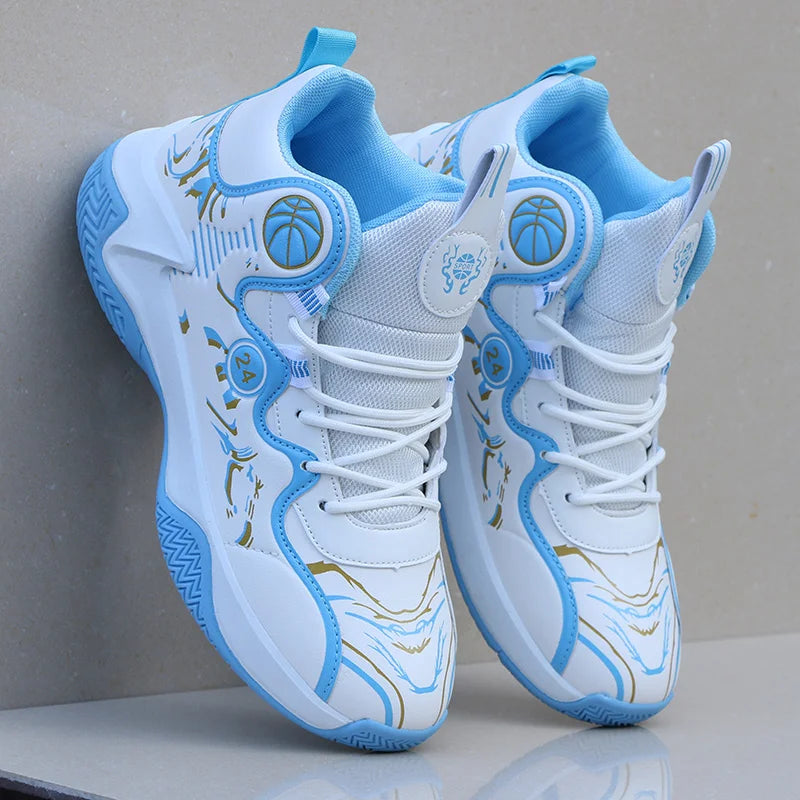 Basketball Shoes Men High Top Breathable Sneakers
