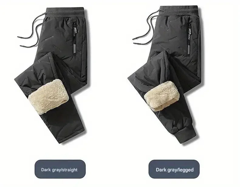 Winter Sweatwear Men Plush Thick Fleece Sweatpant