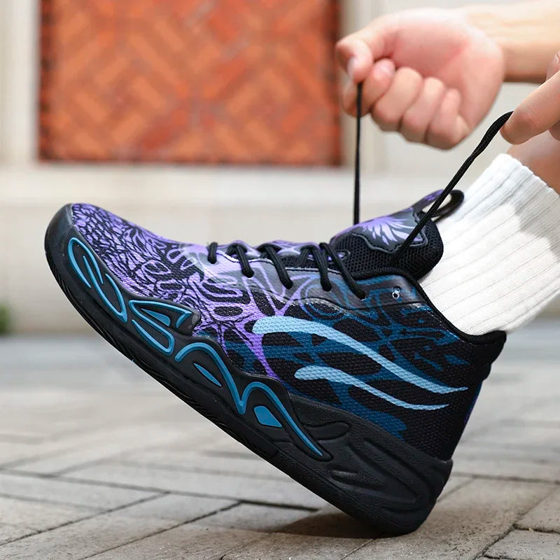 Men Running Light Sports Shoes Basketball Shoes