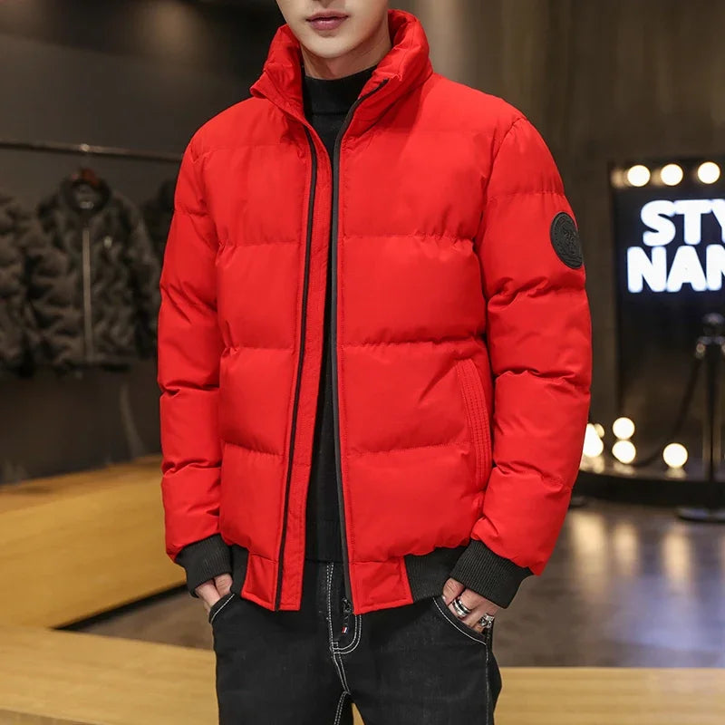 Winter Man Jackets Cotton-padded Parkas Puffer Jacket Men Warm Coats