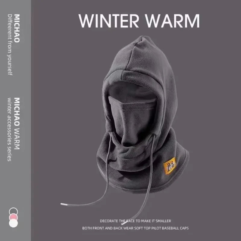 Winter Warm Hat with Mask and Neck Warmer 3-in-1 Windproof Balaclava forMen and Women