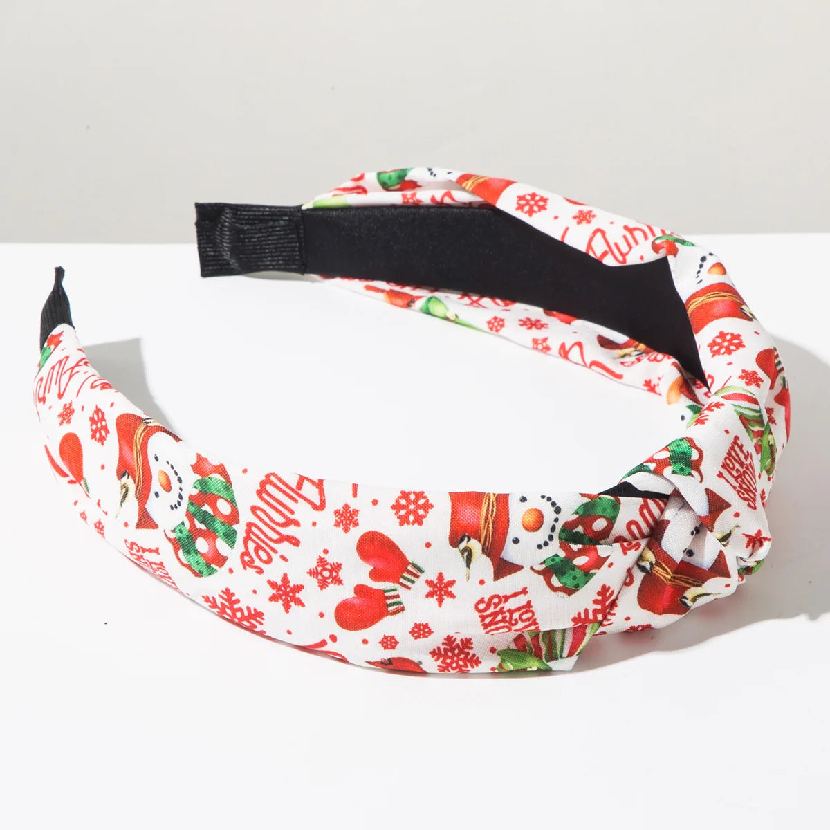 European and American New Christmas Printed Headband for Women