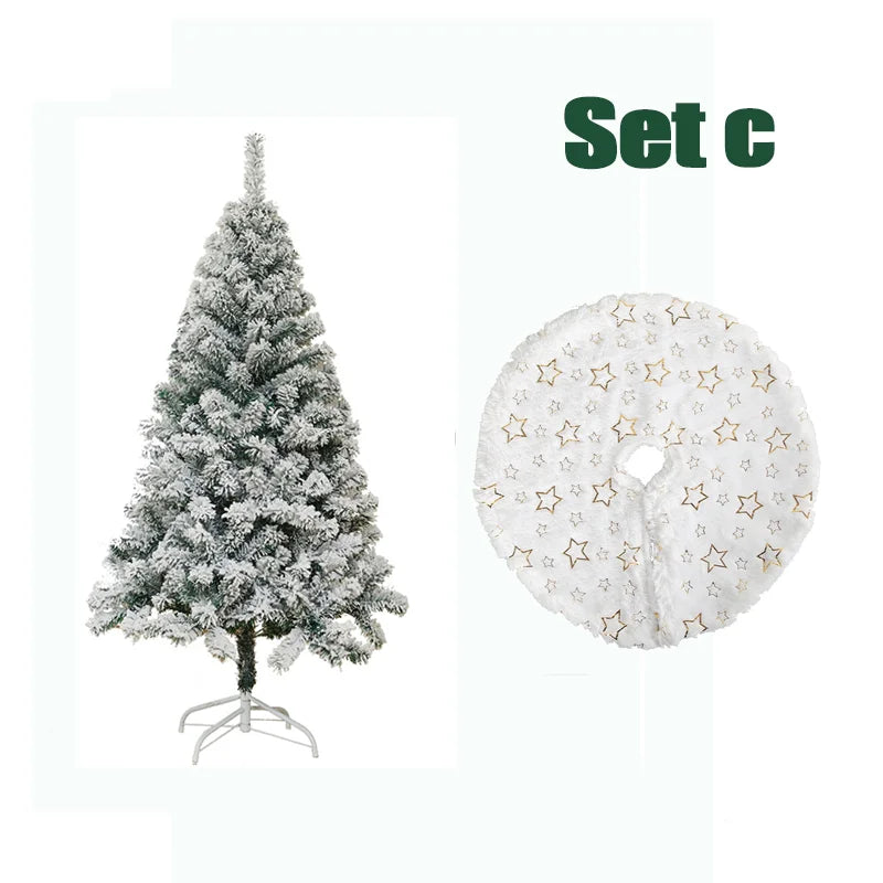 Christmas Tree PVC Artificial Snow Christmas Tree Cedar Christmas Tree Mall Window Decoration