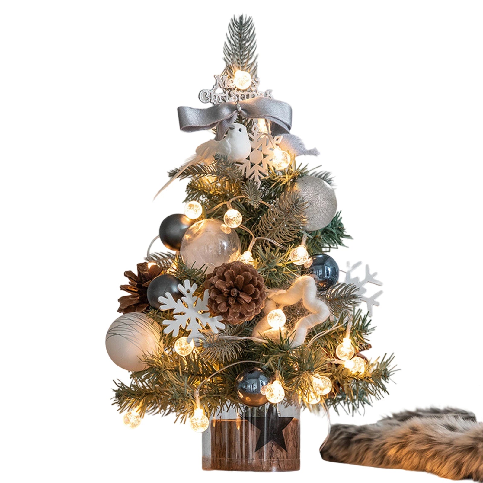 Classic Exquisite Christmas Tree Christmas Creatively Desktop Ornaments