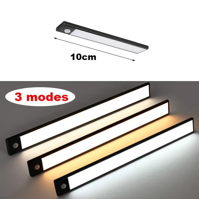 Light Human Body Induction Light Magnetic Suction Bedroom Long Strip Night Light