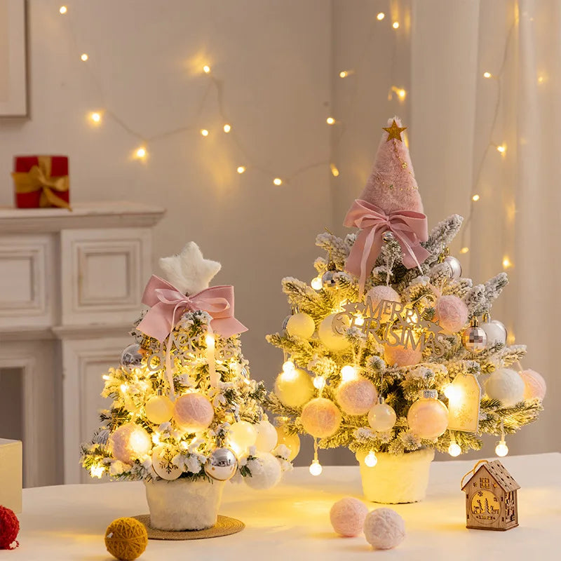 Christmas Tree DIY Set 35cm Xmas Tree with LED Lights