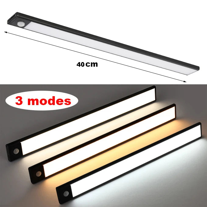 Light Human Body Induction Light Magnetic Suction Bedroom Long Strip Night Light
