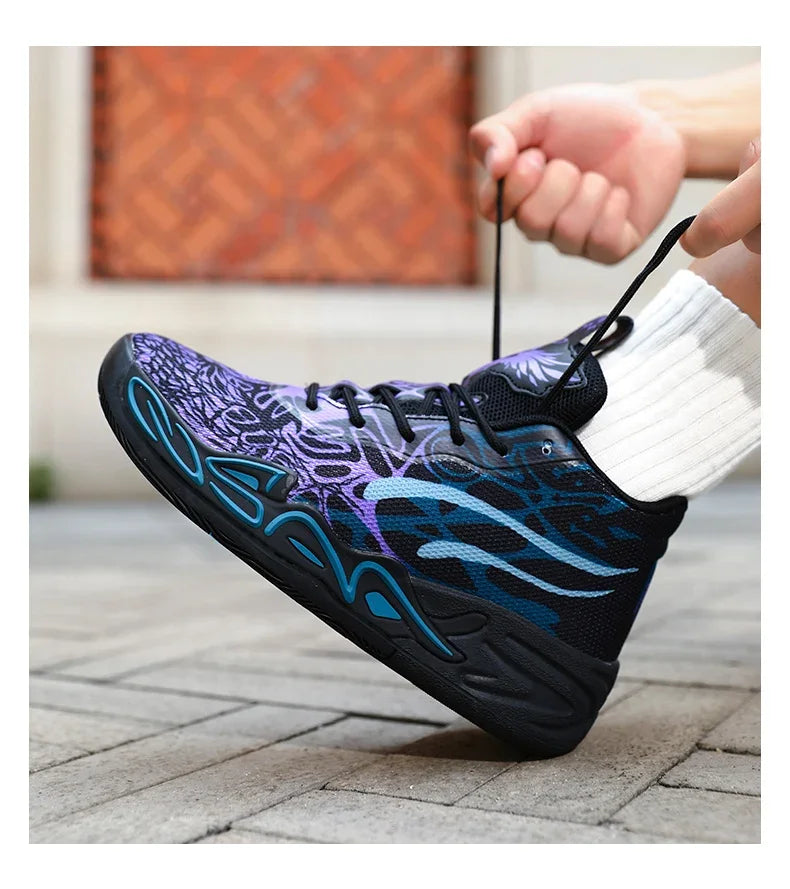 Men Running Light Sports Shoes Basketball Shoes