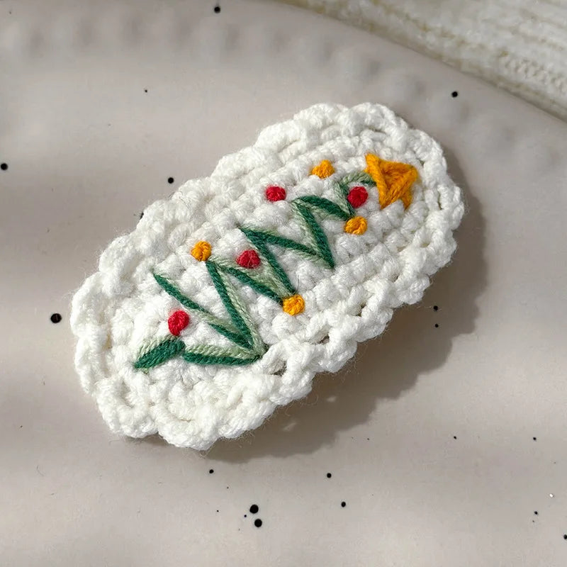 Christmas Series Hair Clips Winter Wool HairPins