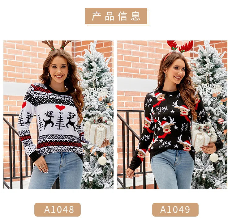 Christmas Knitwears Sweater Women Autumn And Winter