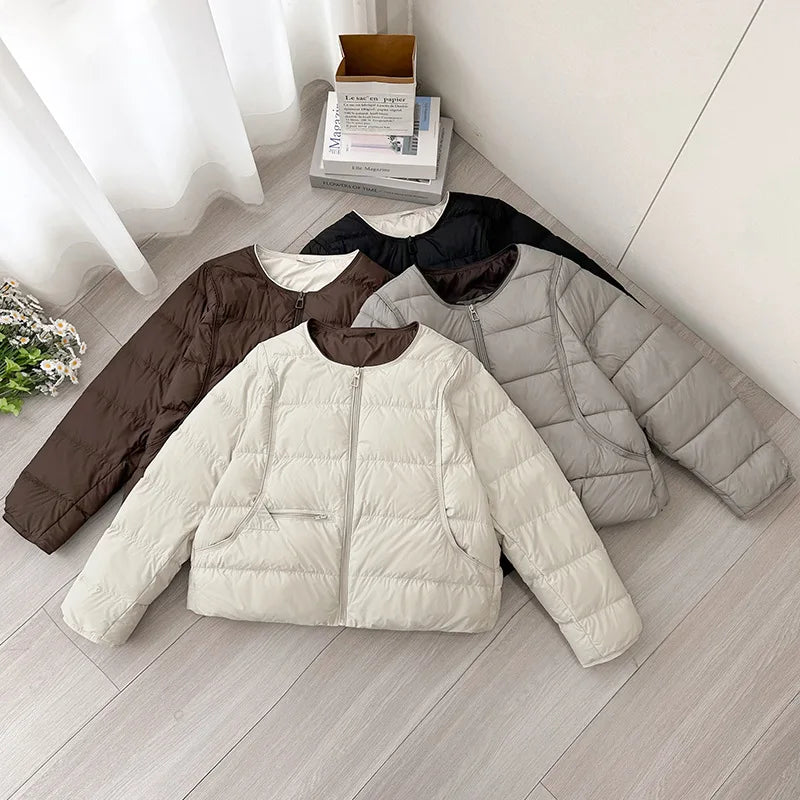 Winter Lightweight Padded Parka Warm Cotton