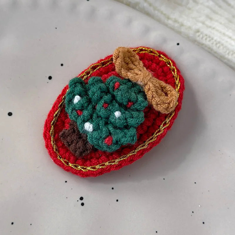 Christmas Series Hair Clips Winter Wool HairPins