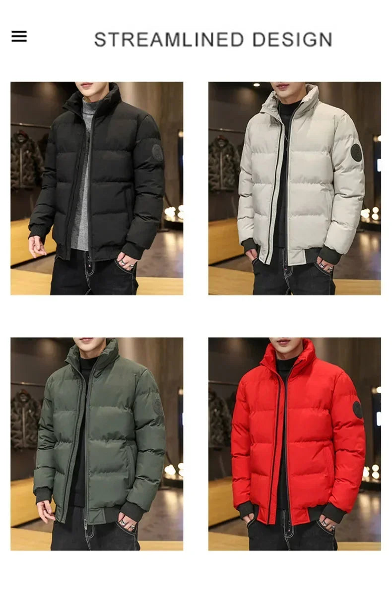 Winter Man Jackets Cotton-padded Parkas Puffer Jacket