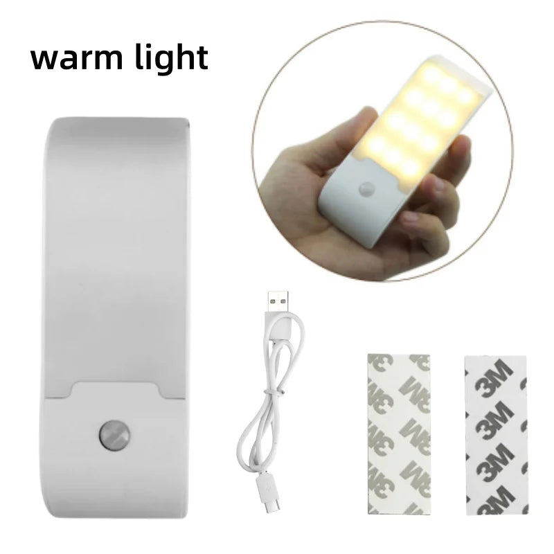 LED Rechargeable Powered Closet Lights For Bedroom Corridor Stair Bathroom