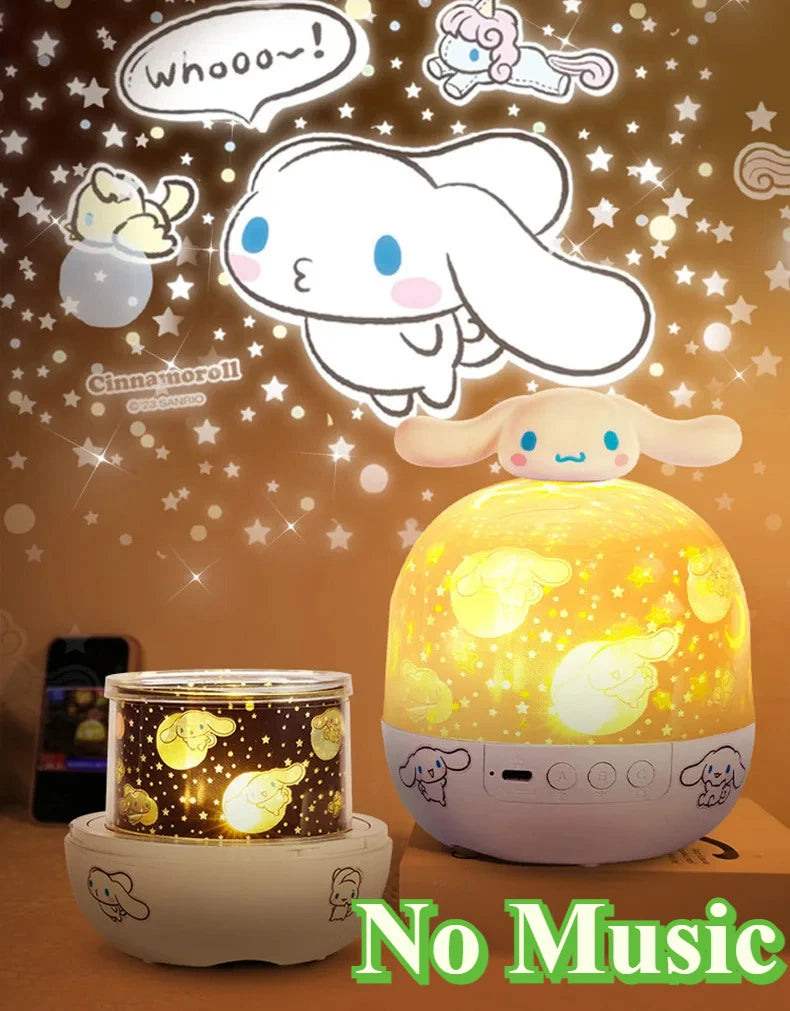 Kitty Sanrio Kuromi Starry Sky Projector Lamp Birthday Gift