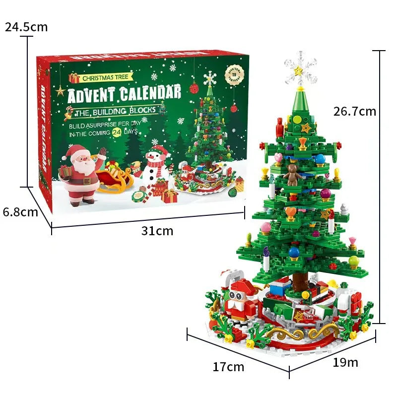 Christmas Tree Building Blocks Toy For Kids Magical Christmas Tree