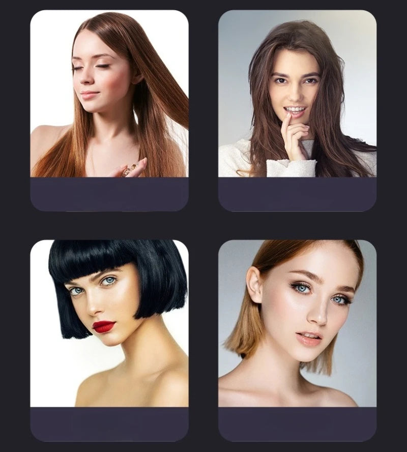 Wireless Hair Straightening Comb Portable Ionic Hair Protector for Home & Travel