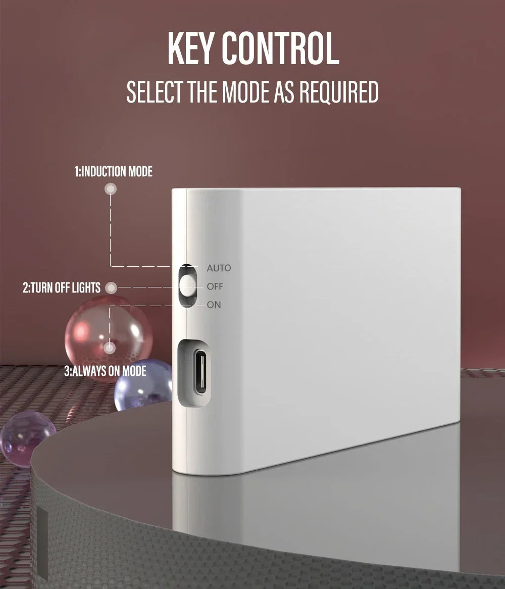 LED Induction Night Light Wireless Wall Light Bedroom & Bathroom Night Light