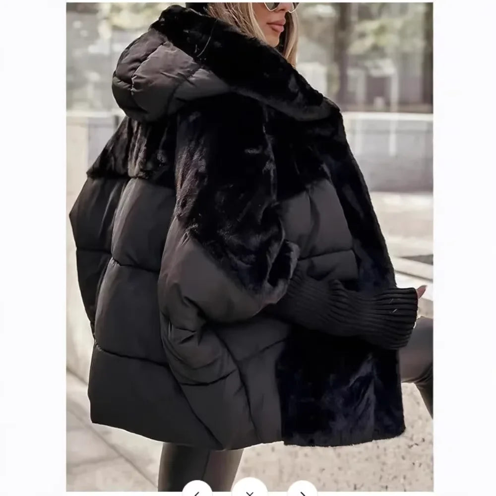 Winter Jacket Women New Down Jacket Hooded Long Sleeve Winter Clothes