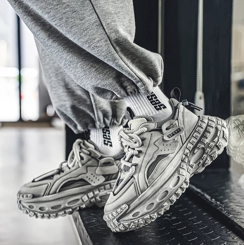 New Summer Outdoor Men's Casual Thick Bottom Sneaker Shoes for Men