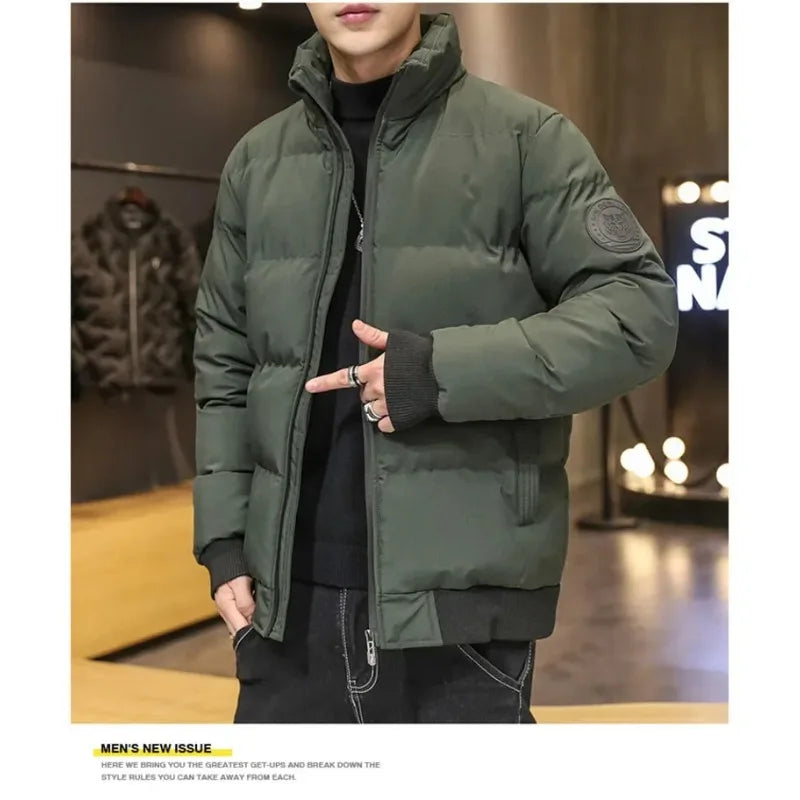 Winter Man Jackets Cotton-padded Parkas Puffer Jacket