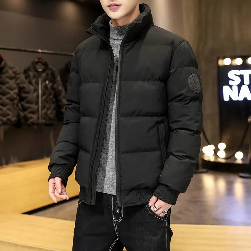 Winter Man Jackets Cotton-padded Parkas Puffer Jacket