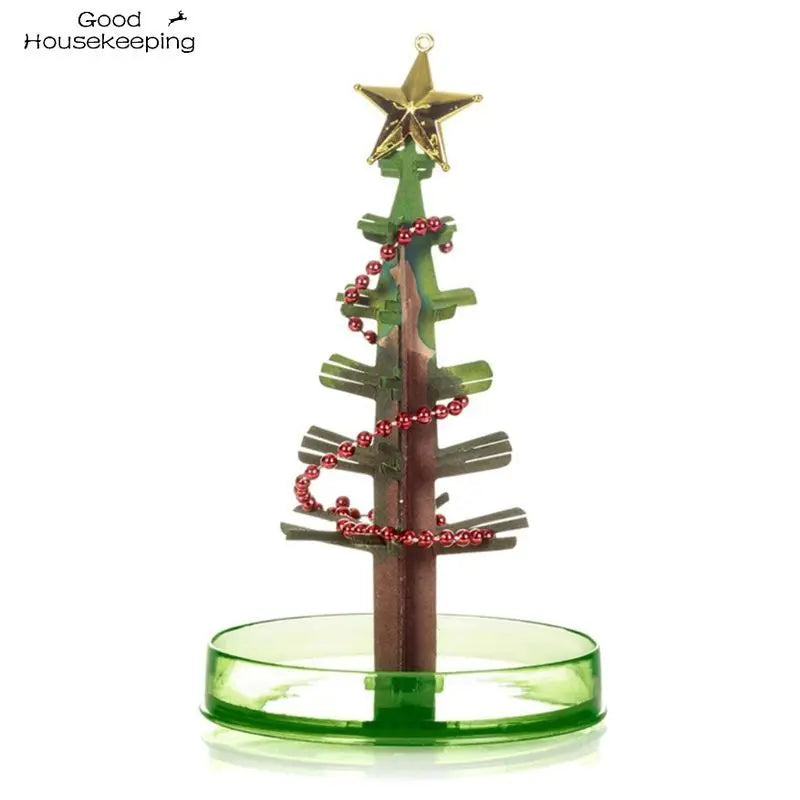 3 Types 14cm Magic Growing Christmas Tree DIY Fun Xmas Gift Toy for Adults Kids