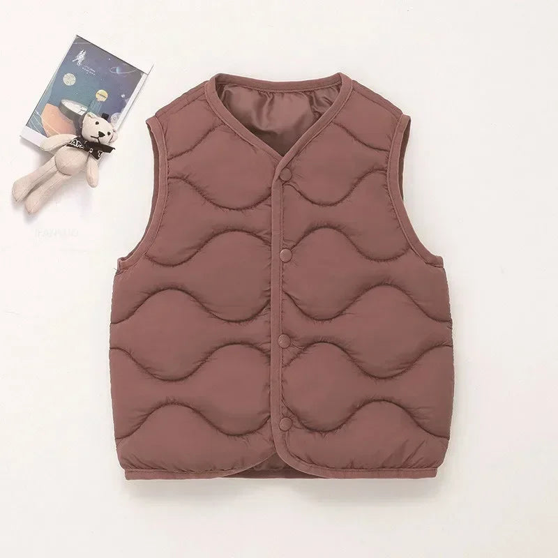 Winter Outdoor Clothes For Children Vests & Vests Winter Kids Boy Girl Clothes