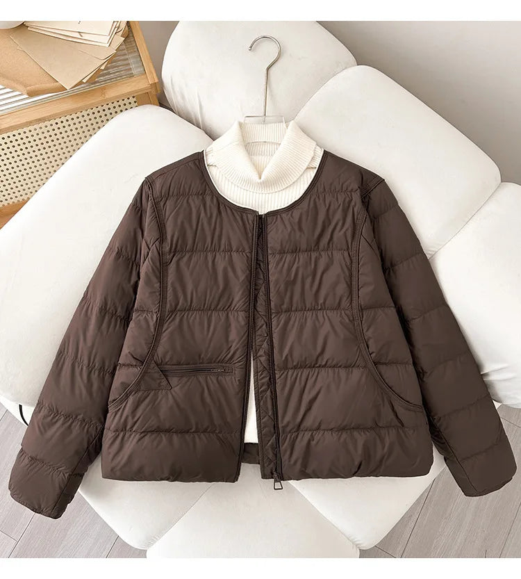 Winter Lightweight Padded Parka Warm Cotton