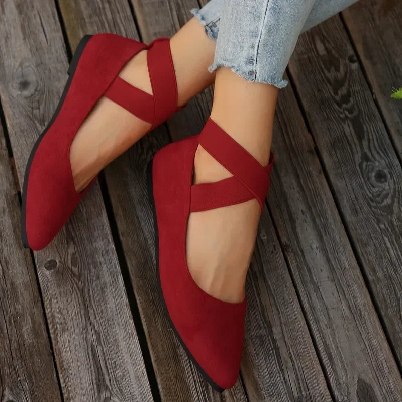 Woman Shoes Fashion New Ankle-wrap Women's Flats