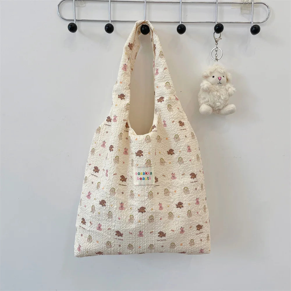 Tote Women Sweet Cartoon Shoulder Bag Shopping Bag