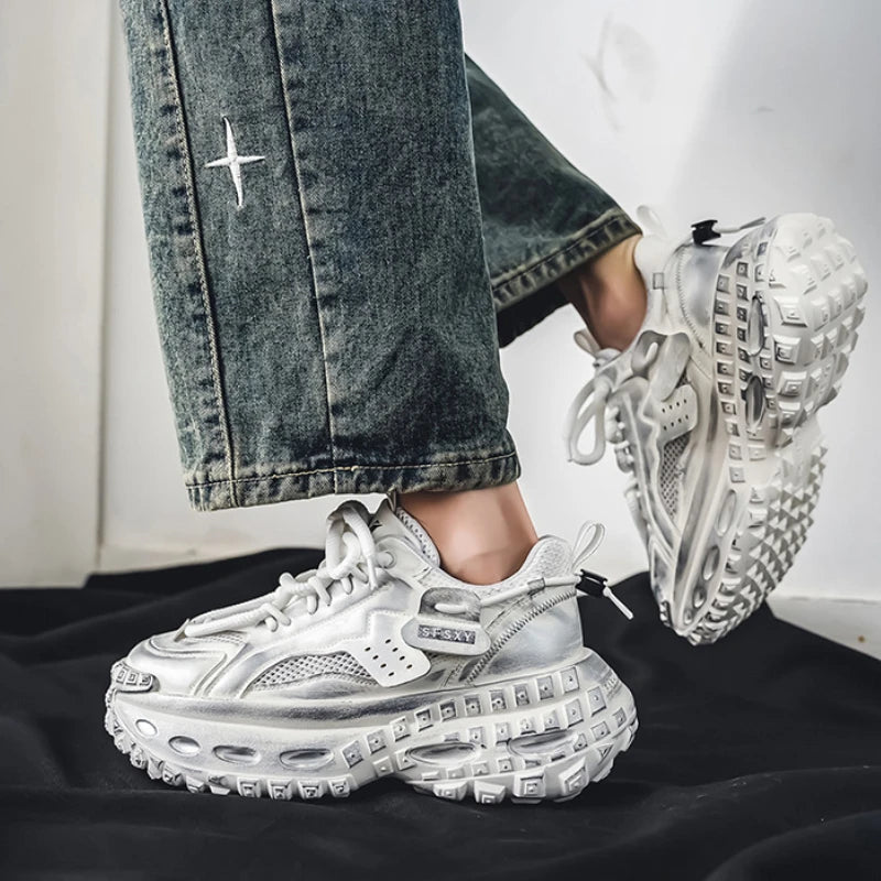 New Summer Outdoor Men's Casual Thick Bottom Sneaker Shoes for Men