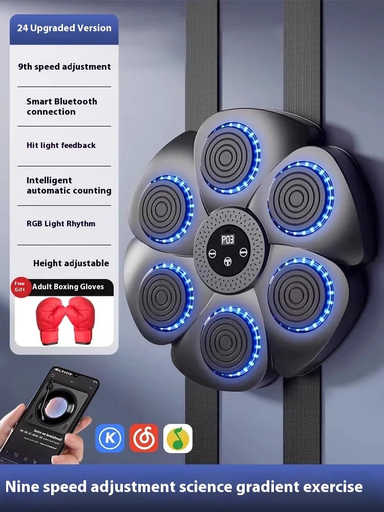 Smart Music Boxing Machine Home Use Adult & Children Wall Target Boxing