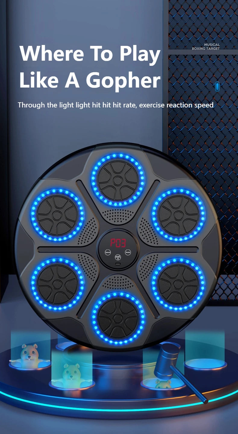 New Music Boxing Machine Smart Bluetooth Wall Mounted Music Boxing