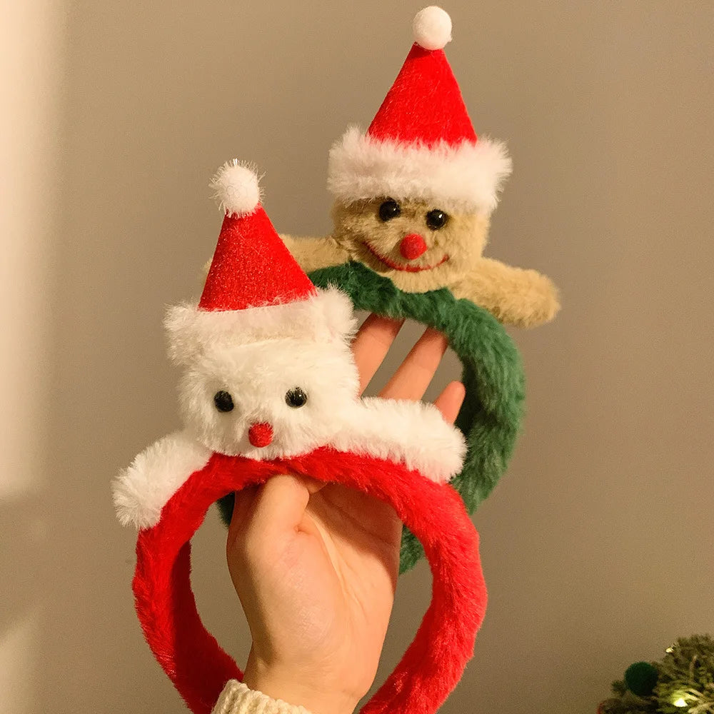 Christmas Headband Red Christmas Headdress Headband