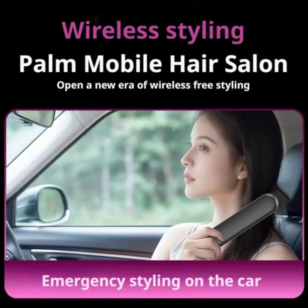 Electric Hair Straight Comb LCD Usb Ceramic Heating 3-Speed