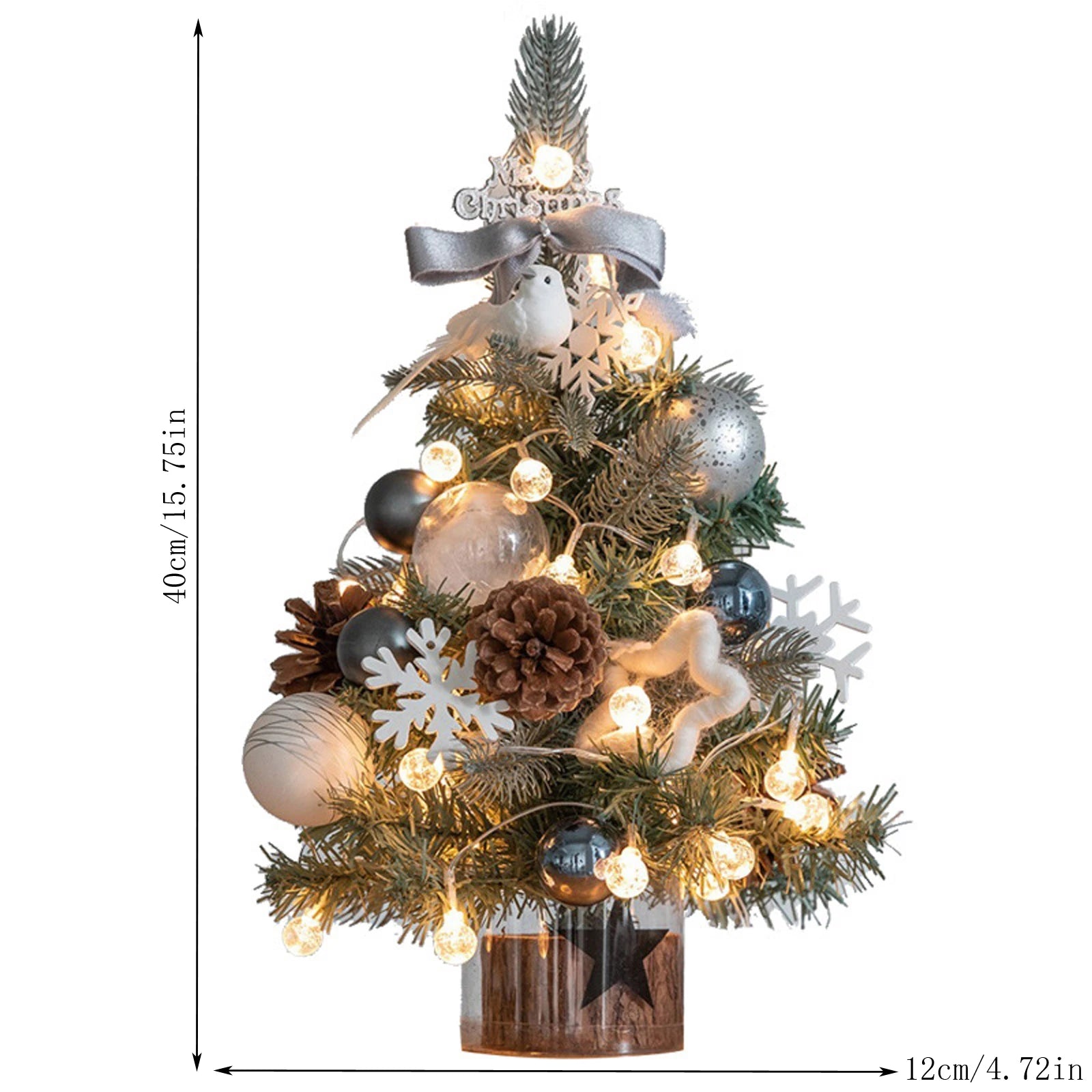 Classic Exquisite Christmas Tree Christmas Creatively Desktop Ornaments