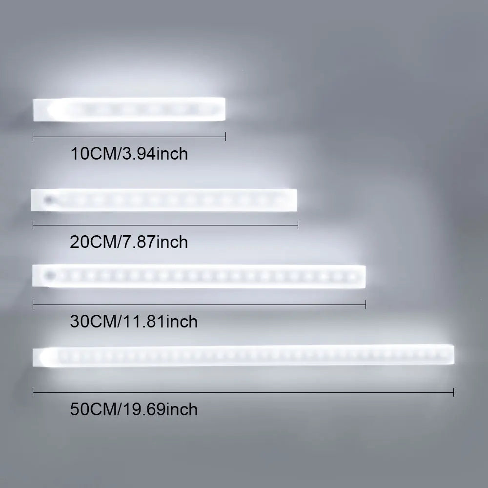 Wireless LED Cabinet Night Light Portable Detector Lamp for Wardrobe Hallway