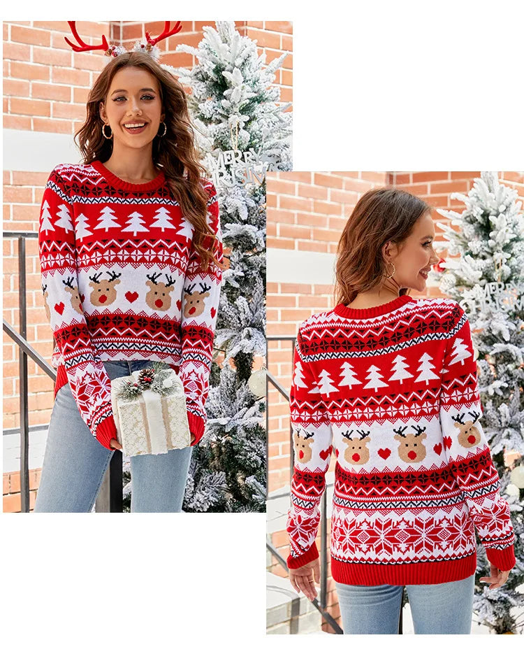 Christmas Knitwears Sweater Women Autumn And Winter