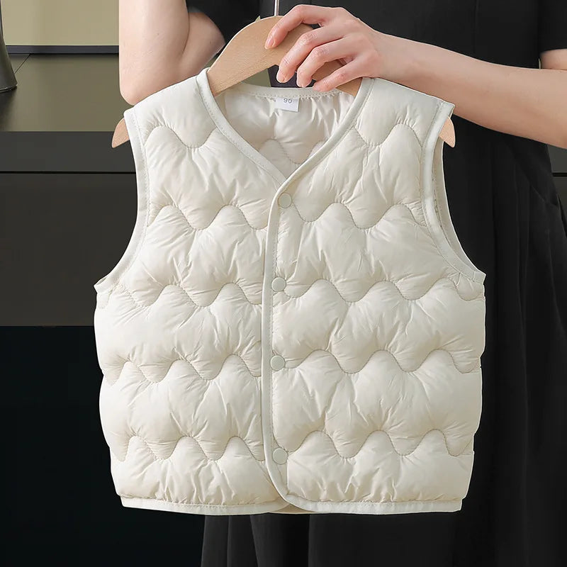 Winter Kids Warm Vest Toddler Girls Boys