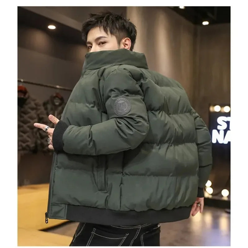 Winter Man Jackets Cotton-padded Parkas Puffer Jacket