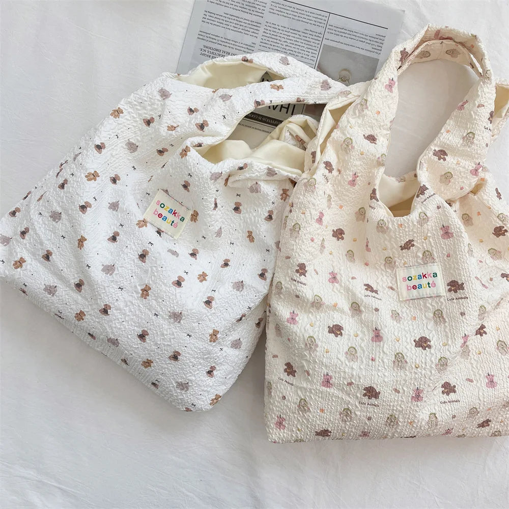 Tote Women Sweet Cartoon Shoulder Bag Shopping Bag