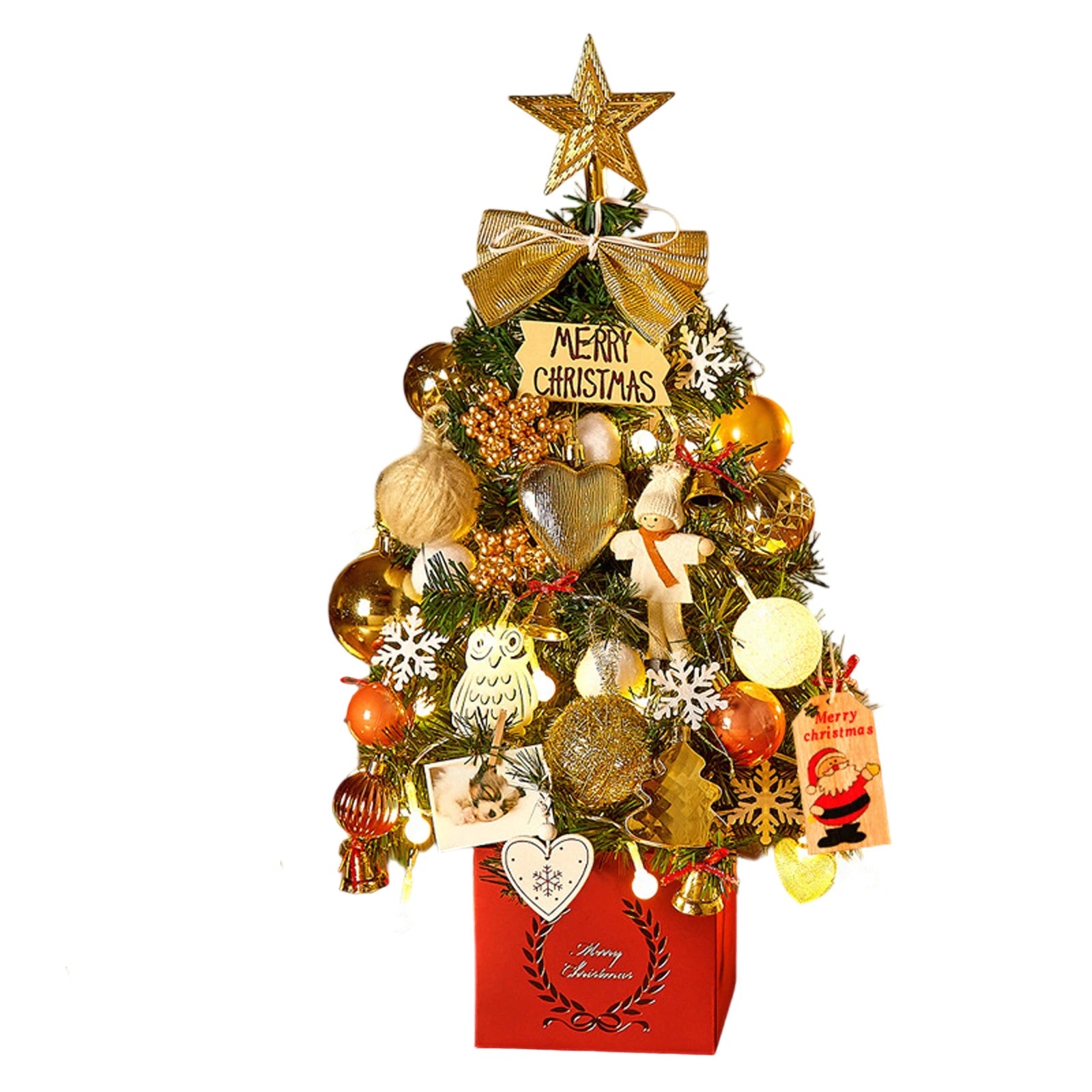 Classic Exquisite Christmas Tree Christmas Creatively Desktop Ornaments