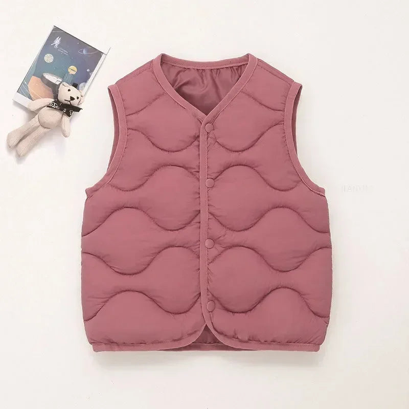 Winter Outdoor Clothes For Children Vests & Vests Winter Kids Boy Girl Clothes